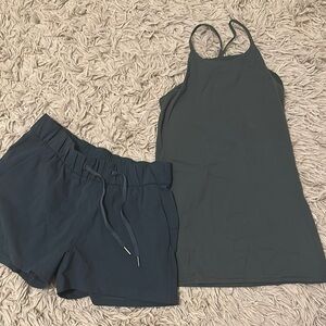 Lululemon green matching set